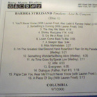 BARBRA STREISAND : TIMELESS : LIVE IN CONCERT DISC 1..RARE ! - pikkukuva 1