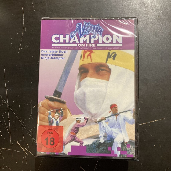 Ninja - Champion On Fire (1988) DVD (UUSI)