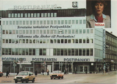 Turku Postipankki autoja 80-luku