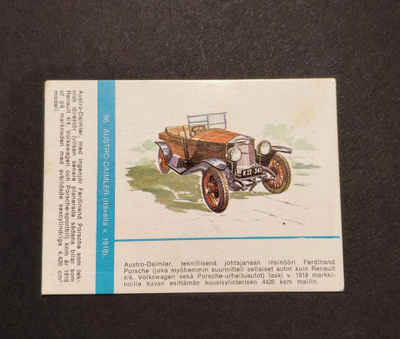 Panda Austro-Daimler nro.96 Vanhat Autot