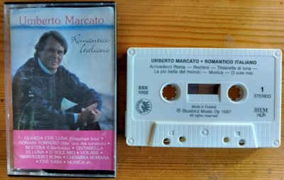 UMBERTO MARCATO-ROMANTICO ITALIANO-Kasetti, BBK 1050,v.1987