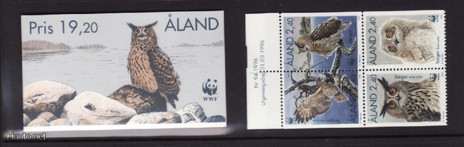 Ahvenanmaa v 1996, WWF-HUUHKAJA ,pt nelilö