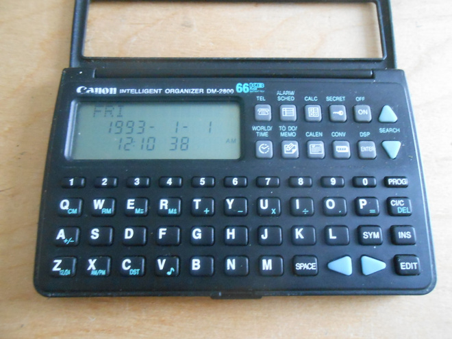 Vintage Canon DM-2800 Intelligent Organizer.