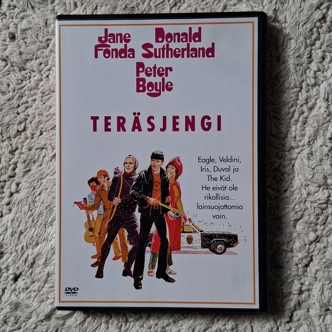 Teräsjengi (1973) Jane Fonda ja Donald Sutherland