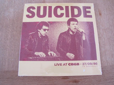 Suicide Live at CBGB 27.9.1986 lp muoveissa fm broadcast