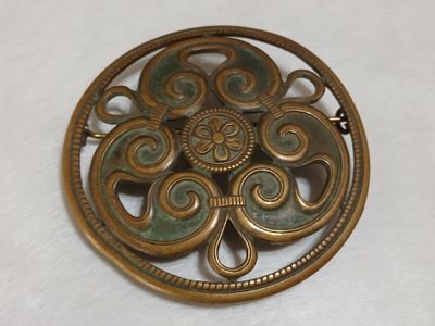1940, Ato-jewelry, A.Tillander, Helsinki, "HELI" solki