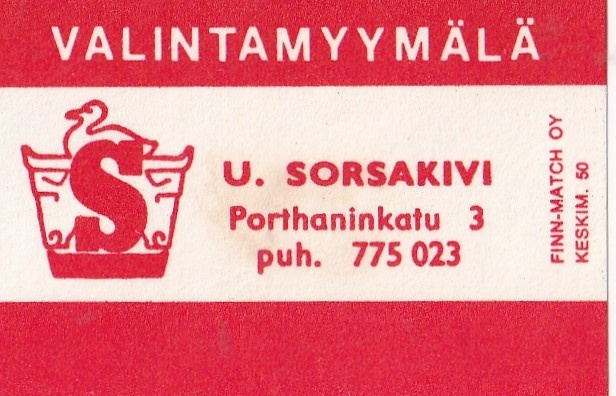 U, Sorsakivi, Porthaninkatu 3   8/9
