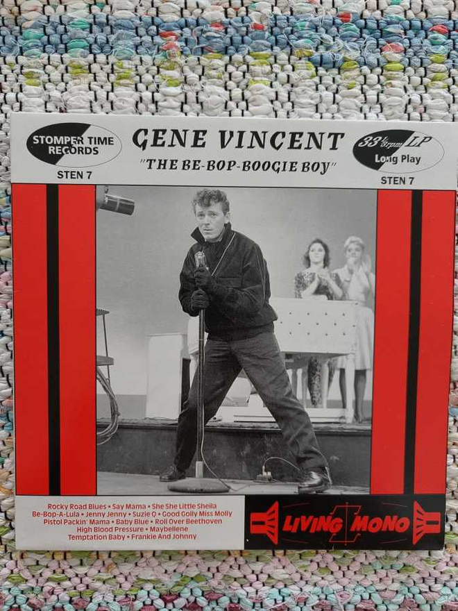 GENE VINCENT - "THE BE-BOP-BOOGIE BOY" 10"