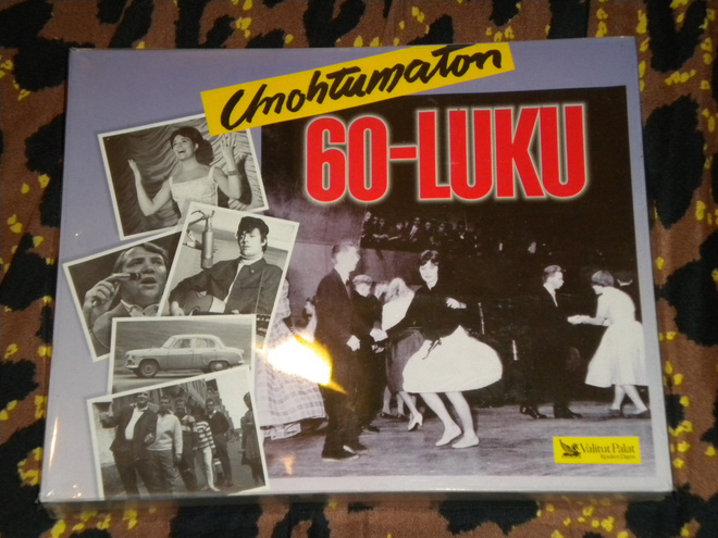 5 C-kasetti Box - Unohtumaton 60-luku - 1990 MINT-