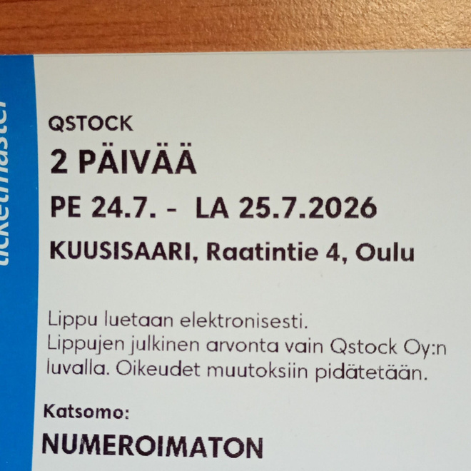 Qstock 2 päivää