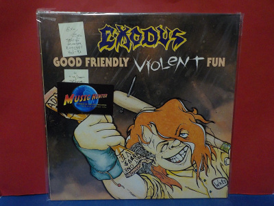 EXODUS - GOOD FRIENDLY VIOLENT FUN EX-/EX- HOL -91 PRESS LP