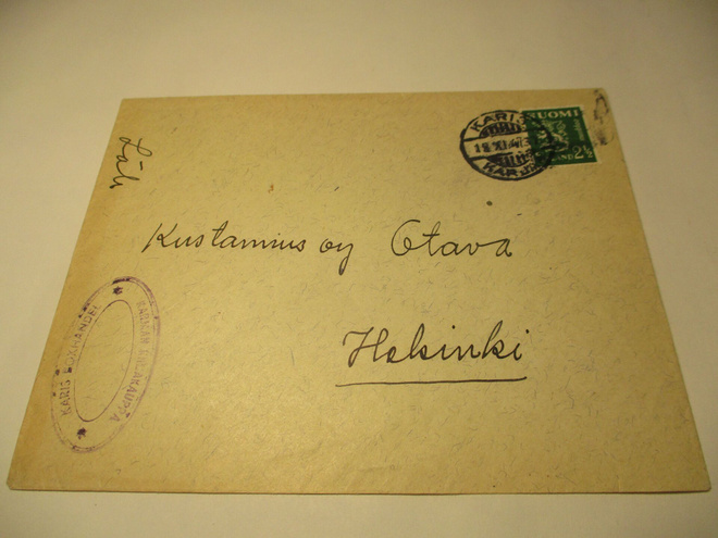 1947 Karjaa Karjaan Kirjakauppa