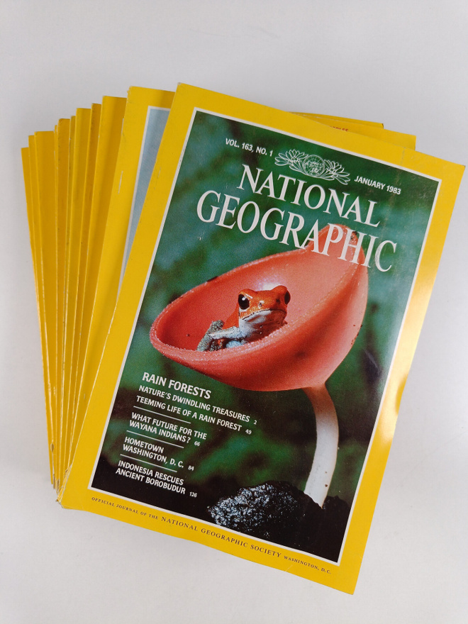 National geographic vuosikerta 1983 (Nr. 5 puuttuu)