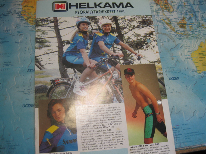 esite Helkama polkupyörätarvikkeet 1991