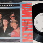 7" VAN HALEN - Dreams - PROMO  single 1986 hard rock EX - pikkukuva 1