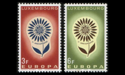 Luxemburg 697-8 ** Europa (1964)