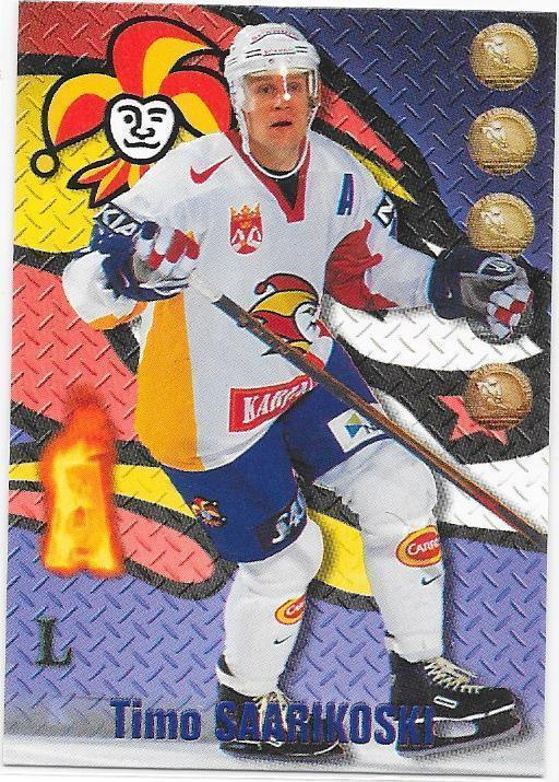 1998-99 CardSet #112 Timo Saarikoski Jokerit