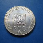 Puola 200 zloty hopea juhlaraha Puola 30 v. - 1974 - pikkukuva 2