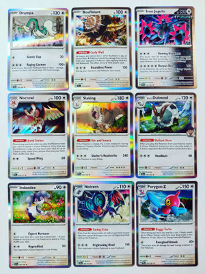 Pokemon Holo Rare kortteja 9kpl