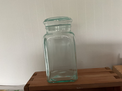 Riihimäen Lasin Kantti säilytyspurkki 1,4 litraa, kirkas!