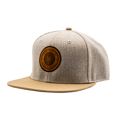 Lippis Snapback Harmaa Beige- Tappara-Shop