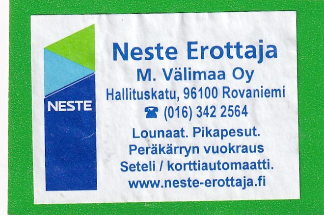 Rovaniemi, Neste Erottaja, M. Välimaa Oy  5/8