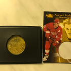 1996-97 Pinnacle Mint Collection Gold Coin Fedorov 8of30 - pikkukuva 2