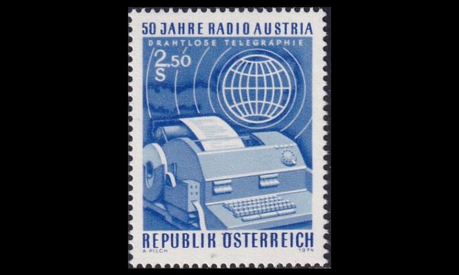 Itävalta 1437 ** Radio 50v (1974)
