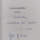 Lassi Kämäri : Loistava puhallus : lauseita (signeerattu,... - pikkukuva 3