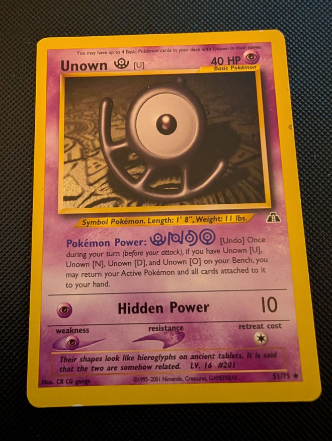 Unown Pokemon Neo Discovery