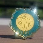 HJK Pinssi 90 Luvulta. Halkaisija - 17 mm. Hyväkuntoinen. - pikkukuva 5