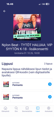 Nylon beat syyton vip k18 2kpl permanto