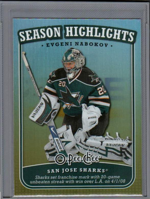 2008-09 O-Pee-Chee - Season Highlights - 0,60 € / kpl