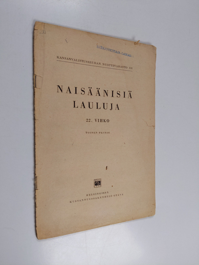 Naisäänisiä lauluja 22. vihko