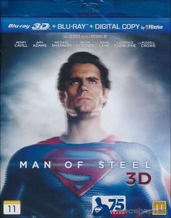 Man Of Steel 3D  -  ( Blu-ray 3D + Blu-ray)