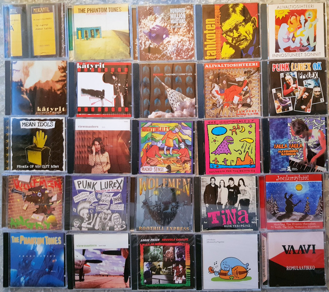 25 kappaleetta uusia CD:itä TODELLA HALVALLA
