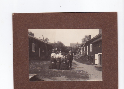 VANHA Kabinetti Valokuva Kokkola 1911 13 x 16 cm