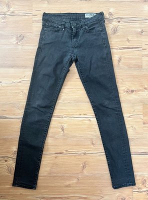 ALE! CROCKER - Mustat skinny-farkut