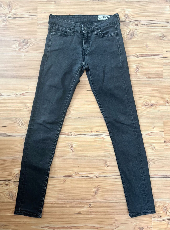 ALE! CROCKER - Mustat skinny-farkut