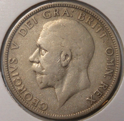 Britania. One florin 1930 hopea.