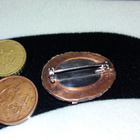 Upea vintage Akaatti kivi elämä puu solki rintakoru - pikkukuva 4