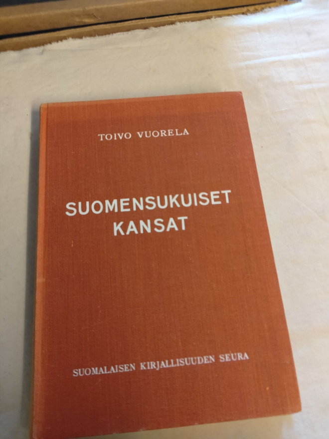 toivo vuorela suomensukuiset kansat