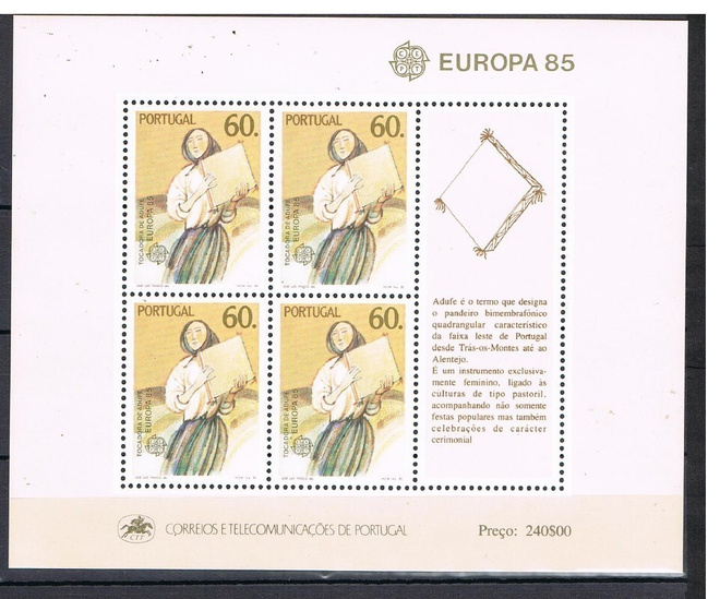 Portugal 1985 - Europa CEPT blokki ++