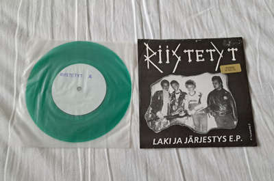 RIISTETYT - Laki ja järjestys - 7"EP (2. painos)