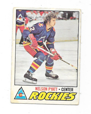 1977-78 OPC #252 Nelson Pyatt , Colorado Rockies