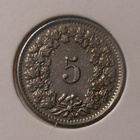 Switzerland. 5 rappen 1946. - pikkukuva 2