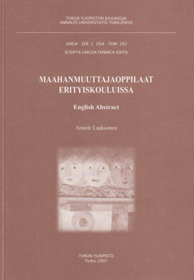 Annele Laaksonen: Maahanmuuttajaoppilaat erityiskouluissa