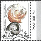 Åland 1996 Yleismerkit 9,00 mk välilöpari logo EPL LaPe 118 - pikkukuva 1