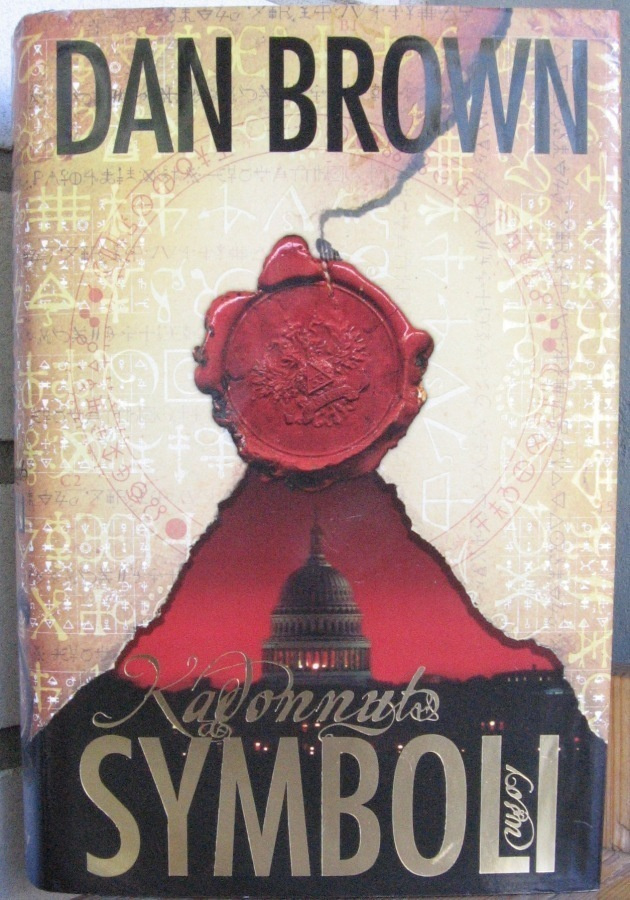 Dan Brown: Kadonnut symboli, Wsoy 2009. 1p. 435 s.