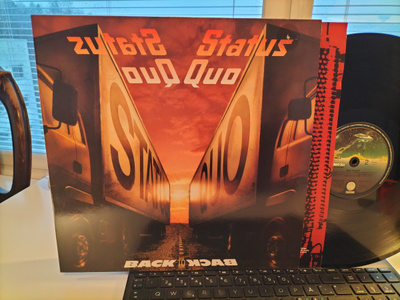 STATUS QUO, Back to back, LP HOL -83 UPEA KUNTO !!